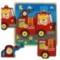 Puzzle drewniane sorter układanka straż pożarna