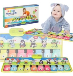 Mata muzyczna interaktywna pianinko z nagrywaniem