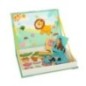 Książeczka magnetyczna układanka puzzle na magnes zwierzęta safari 47el.