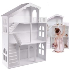 Regał na książki dla dzieci półka domek na zabawki 2w1 LULILO CALLA 116cm XXL