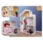 Regał na książki dla dzieci półka domek na zabawki 2w1 LULILO CALLA 116cm XXL