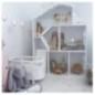 Regał na książki dla dzieci półka domek na zabawki 2w1 LULILO CALLA 116cm XXL