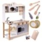 Kuchnia dla dzieci drewniana MDF LULILO KUKETO akcesoria 85cm