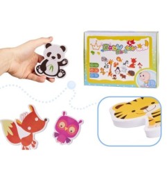 Zabawka do kąpieli wanny wodna dla dzieci naklejki piankowe zwierzątka 18 el.