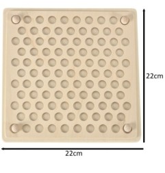 Układanka edukacyjna mozaika z kulek koraliki montessori 77 el.