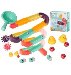 Zabawka do kąpieli zjeżdzalnia tor wodny + akcesoria