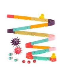 Zabawka do kąpieli zjeżdzalnia tor wodny + akcesoria