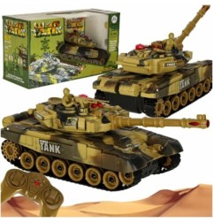 Czołg zdalnie sterowany na pilota RC War Tank 9993 2.4 GHz pustynny