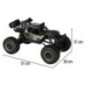 Samochód zdalnie sterowany 2,4GHz 1:8 51cm metal czarny