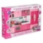 Mebelki dla lalek kuchnia 4 segmenty dźwięki LED 48cm