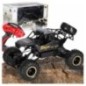 Samochód zdalnie sterowany na pilota RC Rock Crawler 1:12 4WD METAL czarny