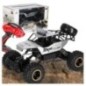 Samochód zdalnie sterowany na pilota RC Rock Crawler 1:12 4WD METAL srebrny