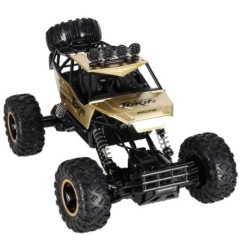 Samochód zdalnie sterowany na pilota RC Rock Crawler 1:12 4WD METAL złoty