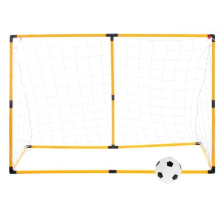 Bramka piłkarska treningowa z siatką + mata celownicza + piłka