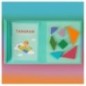 Tangram książeczka magnetyczna układanka montessori klocki gra logiczna 3D Tangram książeczka magnetyczna układanka montessori klocki gra logiczna 3D