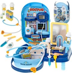 Zestaw lekarza z akcesoriami w walizce 34el. + stolik