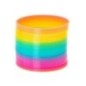 Sprężynka magiczna tęczowa rozciągana okrągła