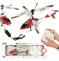 Helikopter zdalnie sterowany na pilota RC SYMA S107H 2.4GHz RTF czerwony