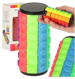 Układanka logiczna łamigłówka walec obrotowy 7 rzędów