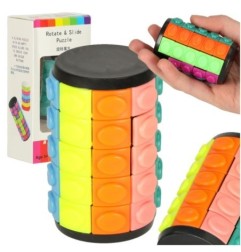 Układanka logiczna łamigłówka walec obrotowy 5 rzędów