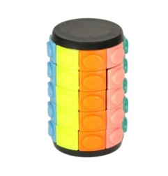 Układanka logiczna łamigłówka walec obrotowy 5 rzędów