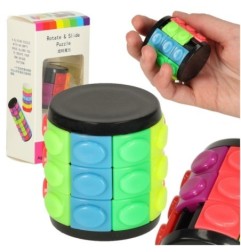 Układanka logiczna łamigłówka walec obrotowy 3 rzędy