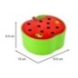 Złap robaczka gra zręcznościowa dla dzieci drewniane jabłko
