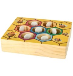 Gra edukacyjna plaster miodu pszczółki montessori