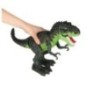 Dinozaur T-REX elektroniczny chodzi ryczy zielony