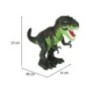 Dinozaur T-REX elektroniczny chodzi ryczy zielony
