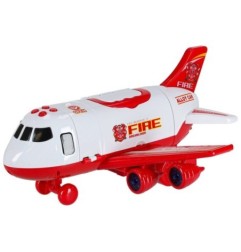 Transporter samolot + 3 auta straż pożarna