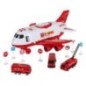 Transporter samolot + 3 auta straż pożarna