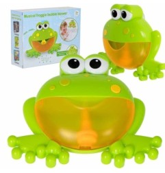 Generator baniek piany zabawka do kąpieli żabka