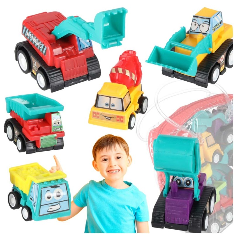 Samochód z napędem maszyny budowlane 6szt Samochód z napędem maszyny budowlane 6szt