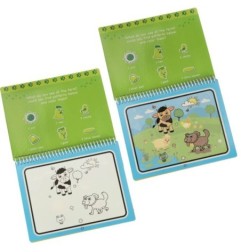 Kolorowanka malowanka Książeczka wodna z mazakiem - Zwierzęta