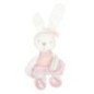 Maskotka pluszowa pluszak przytulanka królik zajączek w różowej sukience 42cm