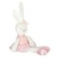 Maskotka pluszowa pluszak przytulanka królik zajączek w różowej sukience 42cm