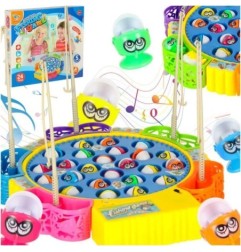 Gra zręcznościowa rodzinna rybki łowienie 24 rybek