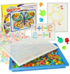 Puzzle pinezki grzybki układanka obrazkowa 296 sztuk