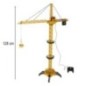 Dźwig Żuraw budowlany zdalnie sterowany  RC z hakiem 4CH 128cm