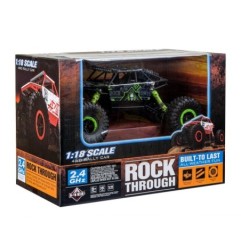 Samochód zdalnie sterowany na pilota RC Rock Crawler HB 2,4GHz 1:18 zielony