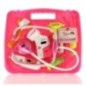 Zestaw lekarza w walizce DOKTOR +światła różowy