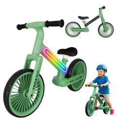 Rowerek biegowy Trike Fix Glow LED zielony