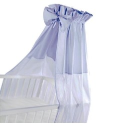 ALBERO MIO Baldachim uniwersalny z kokardą niebieski jeans