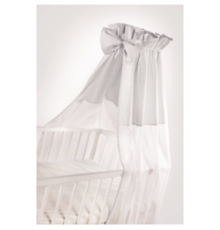 ALBERO MIO Baldachim uniwersalny z kokardą popiel