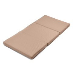 ALBERO MIO Materac turystyczny pikowany pasy nugat