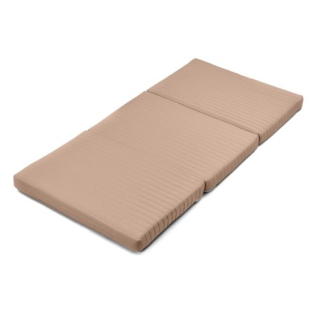 ALBERO MIO Materac turystyczny pikowany pasy nugat