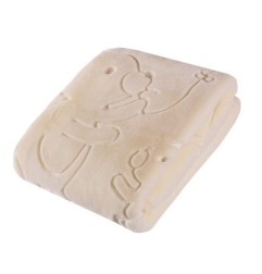 EASY CARE 502 Kocyk akrylowy tłoczony jednokolorowy 80x110