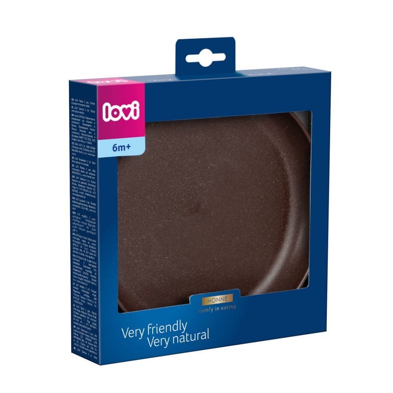 LOVI 21/530 Talerzyki dla niemowląt 2 szt  Tamarillo red