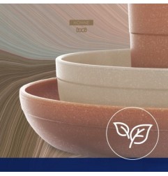 LOVI 21/532 Zestaw naczyń z kubkiem Granola beige